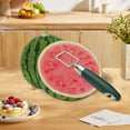thumbnail image 4 of Mlkoz Kitchen Gadgets, 2pc Trumpet Stainless Steel Watermelon Cutting Tool Fruit Watermelon Diced And Diced Cutting Tool, Women Gifts, 4 of 5