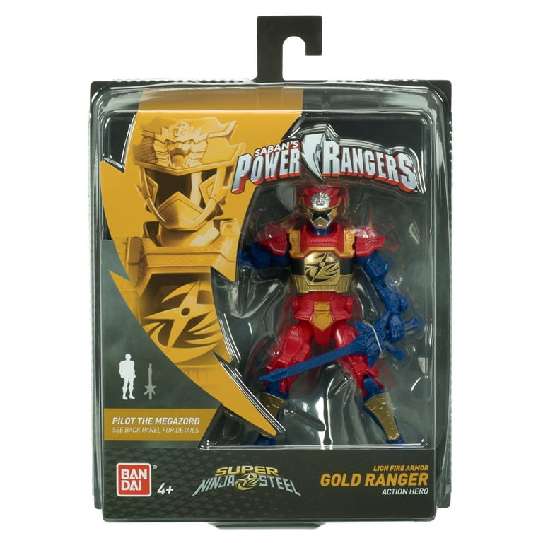 Power Rangers Super Ninja Steel Action Hero Figure, Lion Fire
