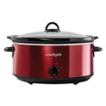 thumbnail image 1 of Crock-Pot Grande, 7 Cuartos de Capacidad, Versátil, Eléctrica, Olla de Cocción Lenta, Aparato de Cocina para Cocinar en Casa con Tazón de Cerámica Extraíble, Rojo, 1 of 5
