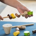 thumbnail image 2 of PlanToys® Stacking Logs Wooden Balancing & Construction Toy for Kids Ages 3+ | Montessori Educational Game that Builds Coordination, Fine Motor Skills & Problem-Solving | Eco-Friendly Toy, 2 of 5