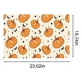 thumbnail image 2 of Holloyiver Halloweeen Kitchen Rugs and Mats Set, Halloween Pumpkin Kitchen Mat, Seasonal Holiday Washable Non-Slip Floor Mats for Halloweeen Kitchen Decor, 15.7x47.2 Inch, 2 of 7