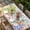Gray, variant on Easter Eggs Table Cloths for 6 Foot Rectangle Tables, Spring Flowers Eucalyptus Leaves Wooden Grain Patio Waterproof Elastic Fitted Tablecloths, Washable Rectangular Table Cover for Camping