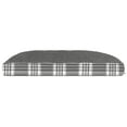 thumbnail image 4 of FurHaven Pet Dog Bed | Deluxe Faux Sheepskin & Plaid Pillow Pet Bed for Dogs & Cats, Smoke Gray, Medium, 4 of 4