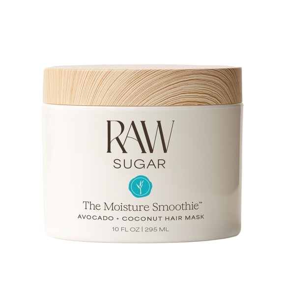 Raw Sugar The Moisture Smoothie Hair Mask, Avocado   Coconut, 10 fl oz