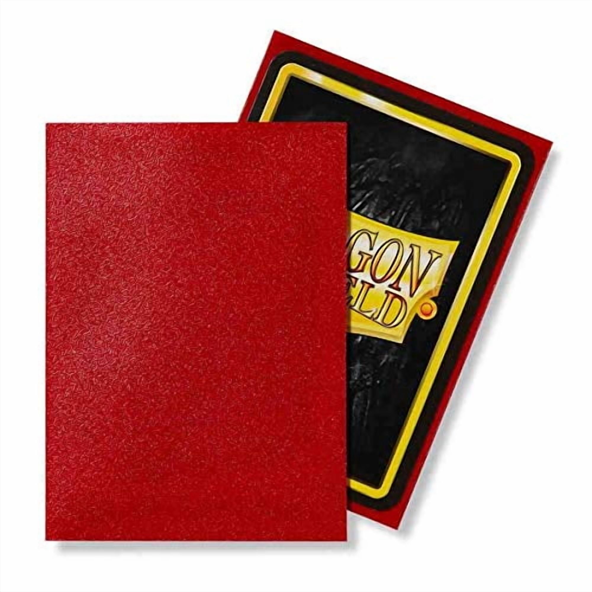 5 Packs Dragon Shield Matte Ruby Standard Size 100 ct Card Sleeves Value Bundle!