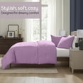 thumbnail image 2 of Virtu Comforter Sets, All Season Lightweight Solid Twin XL Comforter Sets, 2-Pc Bedding Sets, Smokey Lavender, 2 of 8