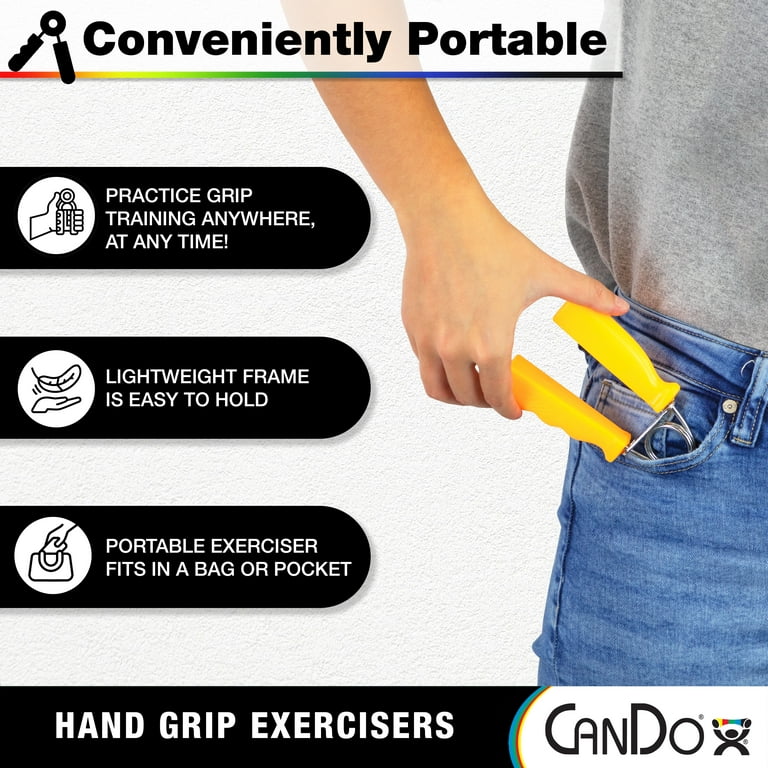 CanDo\xc2\xae Ergonomic Hand Grip, Pair - Green, moderate CanDo\xc2\xae Ergonomic Hand Grip, Pair - Green, moderate