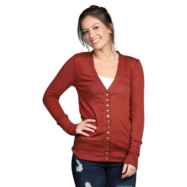 Zenana Outfitters - Plus Size Snap Cardigan - Walmart.com - Walmart.com