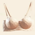 thumbnail image 4 of SMihono Strapless Bras for Women Solid Seamless Bandeau Bra Push-Up Wireless Bralette Tube Top with Removable Straps Coffee S, 4 of 5