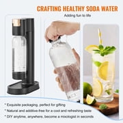 Sparkling Water Maker Soda Maker Machine - Home Carbonating Kit with 1L BPA-Free Bottle & 2 CO2 Cylinders - Compatible with 60L CO2 - Seltzer Maker for Water