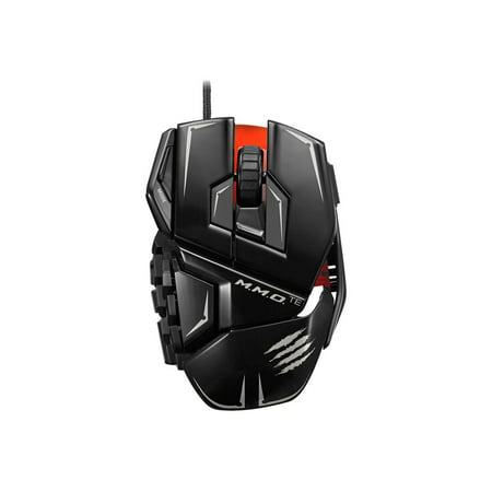 Mad Catz M.M.O. TE - Mouse - laser - 20 buttons - wired - USB - gloss