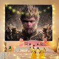 thumbnail image 1 of Background Cloth Black Myth Wukong Hanging Cloth Sea Report 6m Star Lights Available In The Bedroom Game Room For Easy Installation, 1 of 2