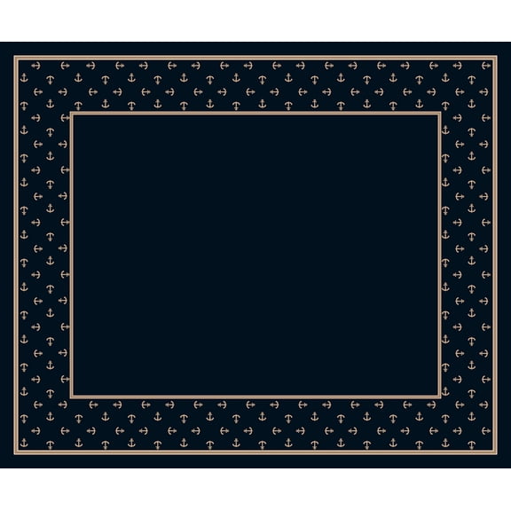 Milliken Design Center Area Rug MORAY SAPPHIRE Moray Sapphire Dotted Solid 7' 8" x 10' 9" Rectangle