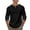 Black, variant on KHONTS Men's Henley Long Sleeve Shirts Waffle Button up T-Shirt Lightweight Thermal Undershirts White XL