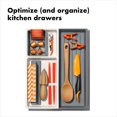 thumbnail image 2 of OXO Expandable Kitchen Tool Drawer Organizer, Gray, 2 of 8