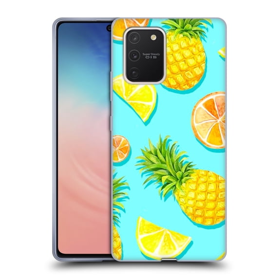 Head Case Designs Officially Licensed Haroulita Fruits Citrus Surprise Soft Gel Case Compatible with Samsung Galaxy S10 Lite