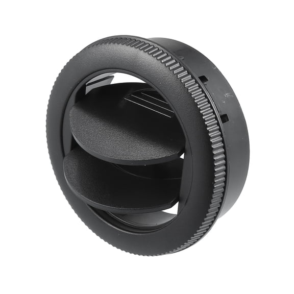 Unique Bargains 87mm 78mm Round Black AC Air Condition Vent Outlet Universal for RV Bus Boat Yacht Caravan