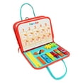 thumbnail image 4 of Tablero ocupado Montessori juguete tablero sensorial preescolar actividades para niños pequeños tablero de actividades para niñas niños 1 2 3 4 años , estilo A Hugo tablero ocupado, 4 of 10