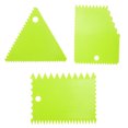 thumbnail image 1 of Juego de herramientas para raspar y alisar pasteles, combinación de herramientas con placa cortadora para alisar pasteles, raspador para glaseado de pasteles, 1 of 5