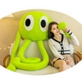 thumbnail image 3 of Almohada de pulpo de peluche, forma linda, suave y cómodo, muñeco de pulpo de peluche, juguete con 4 patas para el hogar, dormitorio, oficina, verde, 90 cm/35,4 pulgadas, 480 g/16,7 oz, 3 of 12