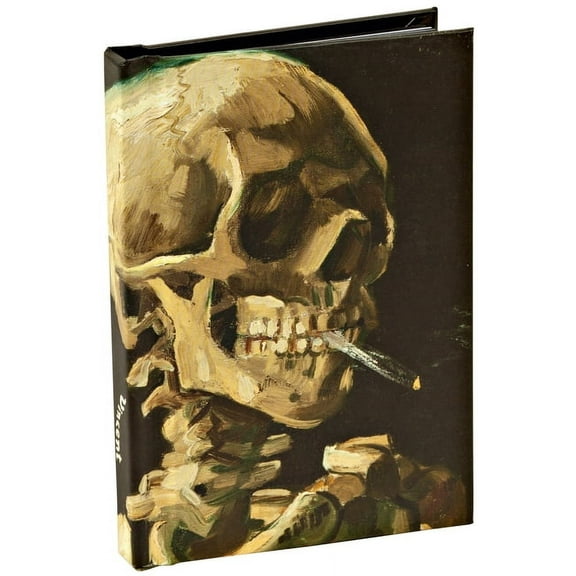 Teneues - Mini Notebook: Head of a Skeleton with a Burning Cigarette by Vincent Van Gogh, Skull, Hardcover, Mini Noteboo, (Hardcover)