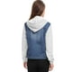 thumbnail image 5 of Día de San Patricio Chaqueta Vaquera Con Capucha Y Cordones En Capas Para Mujer Con Bolsillos Azul oscuro S, 5 of 5