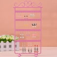 thumbnail image 5 of Yidarton 4 Tier Earrings Organizer Jewelry Display Rack, 11.8in x 6.5in Earring Stand Jewelry Organizer 48 Holes Jewelry Display Rack for Women Girls Gift Hanging Earring Holders White, 5 of 6