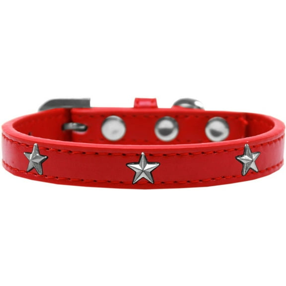 Dog, Puppy Pet Widget Fashion Collar, "Silver Star"