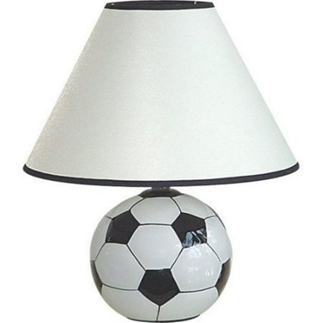 Sintechno S-604SC 12 in. Soccer Ceramic Table Lamp