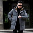 thumbnail image 3 of Chaqueta larga de plumón con relleno de plumón de pato 2024, chaqueta de invierno cálida de marca para hombre, abrigos acolchados para hombre, ropa para hombre, 3 of 5