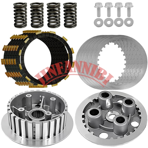 Clutch Outer Pressure Plate Kit & Center Inner Hub for Suzuki Intruder 700 VS700