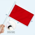 thumbnail image 4 of Anley Drapeau Mini Rouge, Lot de 12 - Petits Drapeaux Miniatures Rouges Unis Vierges à Tenir à la Main sur Bâton - 5x8 Pouces avec Mât Solide et Toupie, 4 of 7