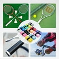 thumbnail image 4 of LJNYFDC Tennis Racket Grip Tape Pickleball Grip Tapes 12Pcs Self Adhesive Slip Resistant Super Absorbent Vivid Color Universal Tennis Racket Overgrip, 4 of 7