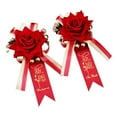 thumbnail image 2 of 2x Boutonniere De Boda Rose Boutonniere Para Eventos Aniversario Compromiso, 2 of 9