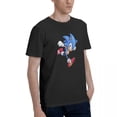 thumbnail image 4 of Nueva camiseta de Sonics con estampado de anime japonés para hombre, camisetas de algodón, camisetas deportivas de moda de verano de manga corta, 4 of 5