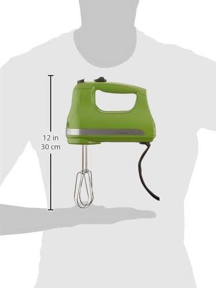 KitchenAid 5-in Cord 5-Speed Green Apple Hand Mixer at