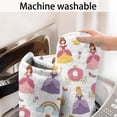 thumbnail image 5 of Colorful Princess Castle Pattern Bathroom Rugs Mat,Non Slip Microfiber Bathroom Rug,Rubber Backing,Soft Bathroom Mats for Bathroom Floor,Tub and Shower,17x27in(43x68cm), 5 of 5