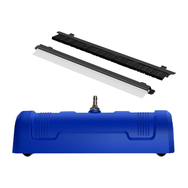 Accesorio limpiador de superficies para hidrolavadora con cepillo y escobilla de goma Efficient Premium Azul