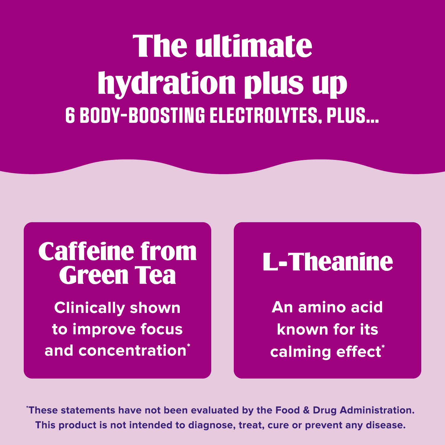 Ultima Replenisher Daily Focus Supplement & Electrolytes Powder - Acai Blueberry, 14 Stickpacks - Hydration Packets, 60mg Caffeine from Green Tea Extract & L-Theanine to Improve Focus & Concentration