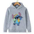 thumbnail image 5 of Sudadera con capucha con estampado de Disney Stitch Harajuku para niños de 2 a 14 años, moda urbana de otoño, jersey para niños y niñas, deportes al aire libre, 5 of 5