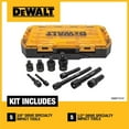 thumbnail image 2 of Juego de enchufes DEWALT Impact Driver con extensiones, 10 piezas métricas, 2 of 5