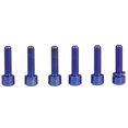 thumbnail image 4 of 6Pcs Bike Stem Bolt Titanium Alloy Hex Tapered with Washers M5x18mm, 4 of 4