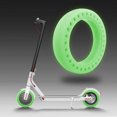 thumbnail image 1 of Neumático resistente a pinchazos en forma de panal para patinete Xiaomi M365, paquete de 2 Soul Green, 1 of 3