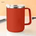thumbnail image 3 of Eyucdvc 12 oz Double Wall Insulated Stainless Steel Tumbler with Handle and Lid Spill Proof Travel Coffee Cup for Hot Cold Beverages Reusable Thermal Water Mug for Kitchen Outdoor Daily Use, 3 of 3