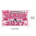 thumbnail image 1 of Class of 2027 Graduation Flags Classroom, Polyester Large Banner Decorations, Easy Hang Store Transport Flag, S*chool Group Celebration Indoor Outdoor Display, 1 of 2