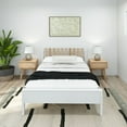 thumbnail image 2 of Plank+Beam Scandinavian Full Size Bed Frame with Headboard, Solid Wood  Platform Bed for Adults, 2 of 8