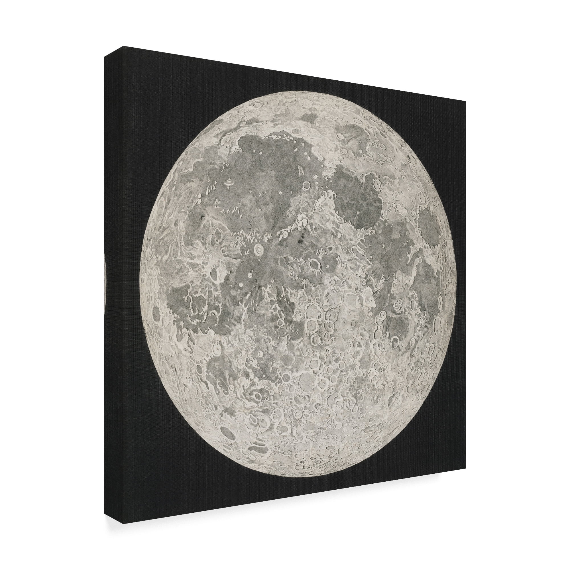 Trademark Fine Art 'Lunar Cartography, 1805-06' Canvas Art by John Russell
