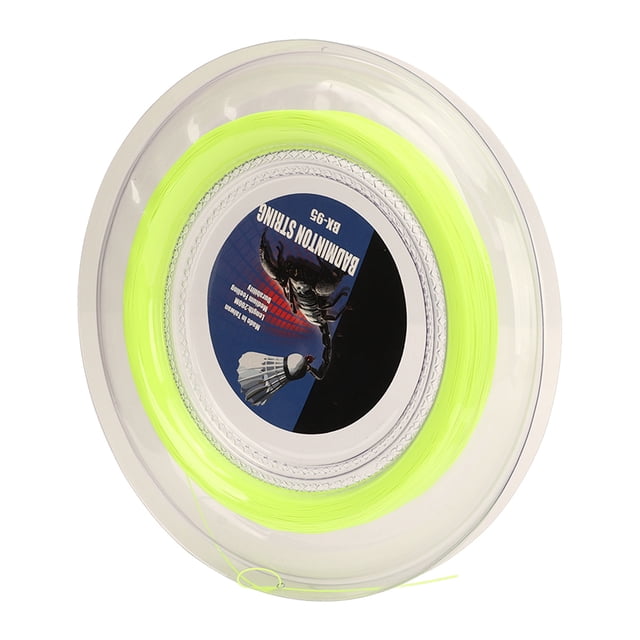 Badminton Racquet String, 200m High Elasticity Nylon Wear Resistant Resin Fibre Badminton String Replacement Line for Repair