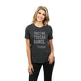 thumbnail image 2 of Thread Tank Trust Me You Can Dance Tequila Women's Relaxed Crewneck T-Shirt Tee Charcoal Medium, 2 of 4