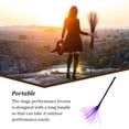 thumbnail image 4 of Cateissary Escoba de Halloween puesta en escena DIY Cosplay accesorios plegables disfraz ornamento Festival fiesta suministro hogar al aire libre Kits de decoración para fiestas Morado oscuro, 4 of 6